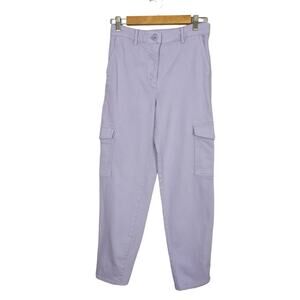 Aritzia Wilfred Free Modern Cargo Purple Pants Size 2